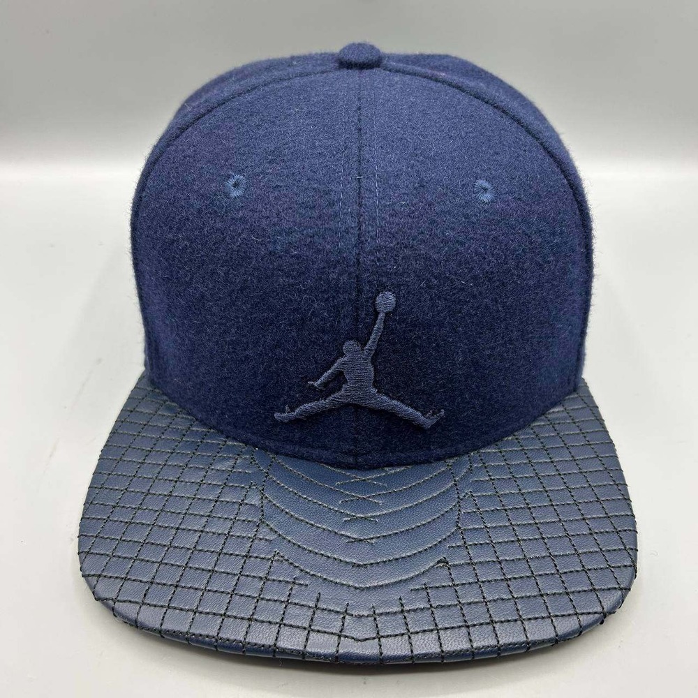 Air Jordan Hat Men Blue Embroidered Jumpman Strap Back Cap